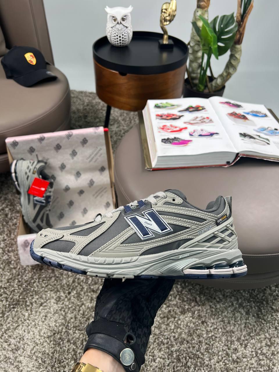 Чоловічі кросівки шкіра текстиль New Balance 1906R Cordura Beige Grey Navy, кеди Нью Беланс. Чоловіче взуття