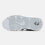 Кросівки жіночі Найк Nike Air More Uptempo Low Triple White FZ3055-100, фото 4