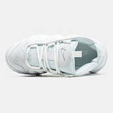 Кросівки чоловічі Найк Nike Air More Uptempo Low Triple White FZ3055-100, фото 5