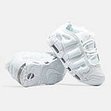 Кросівки жіночі Найк Nike Air More Uptempo Low Triple White FZ3055-100, фото 6