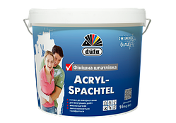 Шпаклівка готова до застосування біла фінішна Dufa Acryl-Spachtel, 1,5 кг, білий