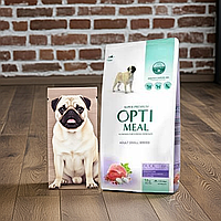 Корм сухий OPTIMEAL для собак малих порід, з качкою, 12 кг