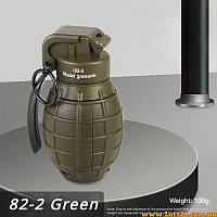 Іграшкова навчальна граната тренувальна лимонка для дітей тренувань з орбізами багаторазова модель підходить для конфетті кульок