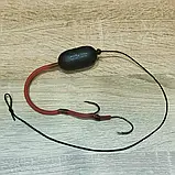 🇺🇦 Готовий повідець на лідкорі «Catfish-2» для лову сома (Tube red) 🇺🇦, фото 7