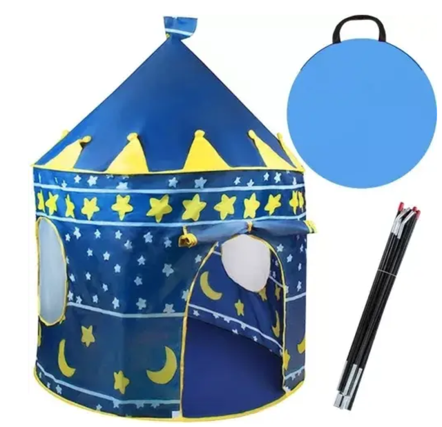 Дитячий намет будиночок замок Синій