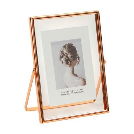 Фоторамка металева 13×18 см Rose Gold 5R 12001U7R MZOPT