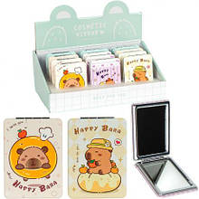 Дзеркало косметичне кишенькове ZT185-2632A прямокутне 8,5*6*1см MZOPT