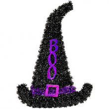 Підвісний декор "Капелюх выдьми" на Halloween 41*29см 947 MZOPT