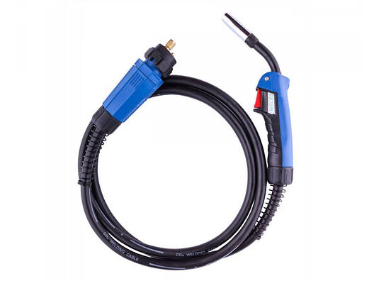 Рукав пальник MB-15 200А довжина 5 м з євророз'ємом під дріт діаметр 0,6-1,2 мм для зварювального обладнання, фото 1