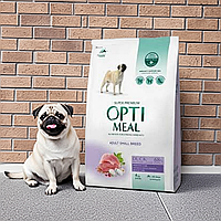 Корм сухий OPTIMEAL для собак малих порід, з качкою, 4 кг