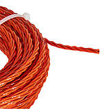 Волосінь для тримерів Vitals (кручений квадрат із кордом) 2,7мм*15м, фото 3