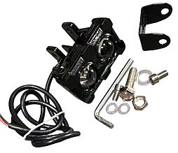 Фара LED 20REC прямокутна білa с жовтим, 2 лінзи, чітка СТГ 70*38*52mm 12-65V, 18W 2000Lm 20 REC