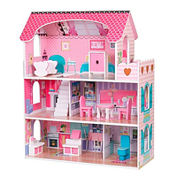 Ляльковий будиночок з дерева триповерховий MD 1377