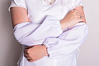 Нарукавники габардинові для захисту одягу білі