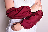 Нарукавники габардинові для захисту одягу бордові