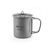 Кружка титанова з кришкою Mobi Garden 300мл NX20666038 titanium