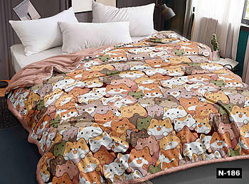 Плед з флісу Котики (PM-083)