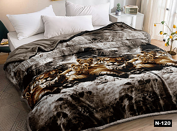 Плед з флісу Тигри (PM-083)