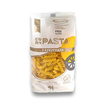 Макарони без глютену Corn Pasta Fusilli спіраль ТМ HG 350 г.