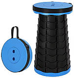 Складаний туристичний стілець Telescopic stool 47х25 см колір-сюрприз, фото 4