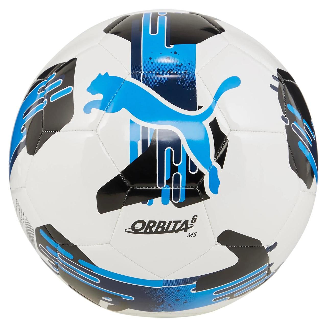 М'яч для футболу Puma Orbita 6 MS біло-синій (розмір 4) 084335-05, фото 1