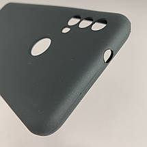 Чохол для Motorola Moto E30 силіконовий кейс чохол з мікрофіброю на телефон моторола мото е30 чорний r4e, фото 5