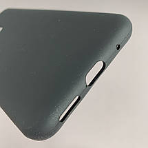 Чохол для Motorola Moto E30 силіконовий кейс чохол з мікрофіброю на телефон моторола мото е30 чорний r4e, фото 4