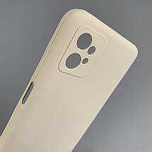 Чохол для Motorola Moto G32 силіконовий кейс чохол з мікрофіброю на телефон моторола мото г32 пудровий r4e, фото 3