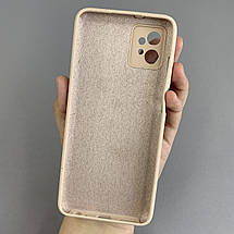 Чохол для Motorola Moto G32 силіконовий кейс чохол з мікрофіброю на телефон моторола мото г32 пудровий r4e, фото 2