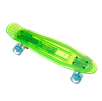 Пеніборд прозора світна дека Скейт у зборі для дітей і підлітків Скейт-пені борт Скейт із підсвіткою Світні пенні бо