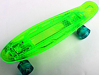 Пеніборд прозора світна дека Скейт для катання світні колеса Скейтборд пенніборд з антиковзним покриттям Пенні бор