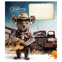 Зошит 18 арк. клітинка "Школярик" / Cool adventures, фото 5