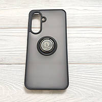 Чохол Armor Ring для Samsung Galaxy A36 5G / A366 протиударний з кільцем Чорний