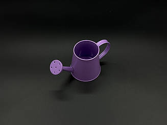 Декоративна поливалка садова  металева для квітів Колір фіолетовий. 74х72х55мм