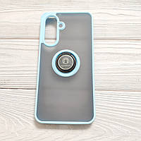 Чохол Armor Ring для Samsung Galaxy A36 5G / A366 протиударний з кільцем Світло-блакитний