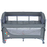 Манеж з подвійним дном El Camino 1098 UNITY+, Grey, фото 9