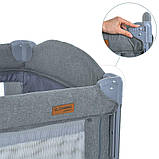 Манеж з подвійним дном El Camino 1098 UNITY+, Grey, фото 5