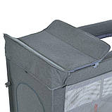 Манеж з подвійним дном El Camino 1098 UNITY+, Grey, фото 6