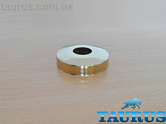 Золотий фланець класичний ThermoPulse Sphere Gold розмір D60 мм / висота 15 мм, під внутрішній розмір 1/5" (20мм). Латунь