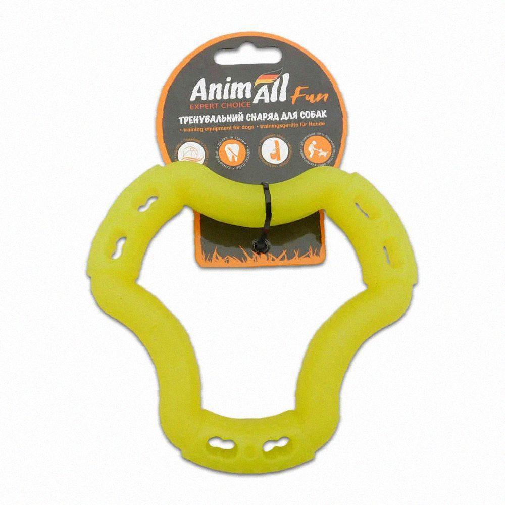 Іграшка AnimAll Fun кільце 6 сторін, жовте, 15 см, Якість, фото 1