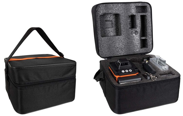 Лазерний рівень 4D на 360 градусів 16-рядковий Bigstren, фото 1