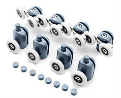 Ролики для душової кабіни Комплект з 8 штук 24 мм Ruhhy