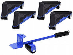 Комплект роликів для переміщення меблів до 300 кг 170 х 170 х 230 мм  Geko