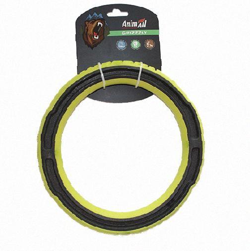 Іграшка AnimAll GrizZzly для собак, супер-кільце, зелене, 24 см, Якість, фото 1