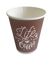 Паперові стакани одноразові для кав'ярні 175 мл 50 шт / одноразовий посуд, фото 5