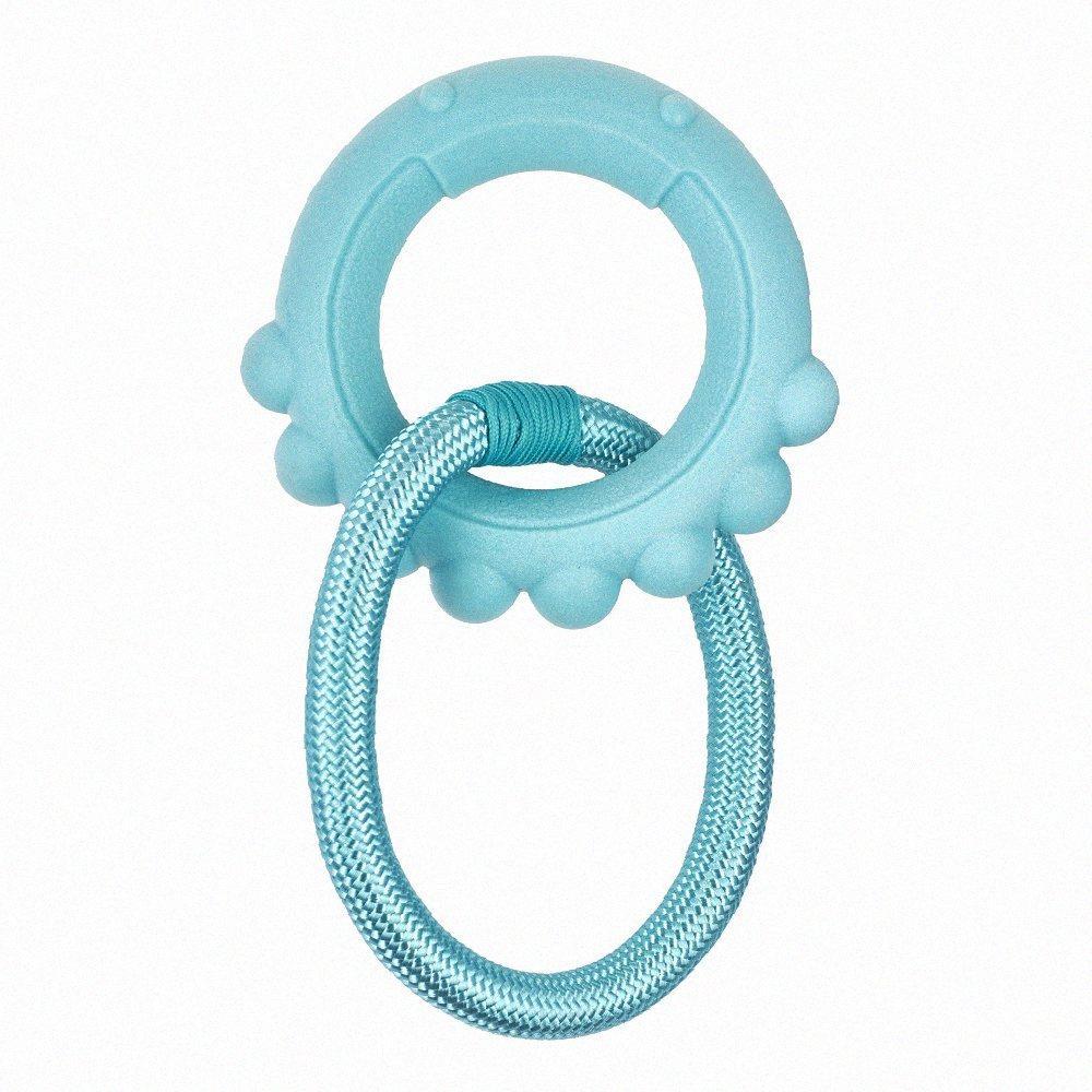 АnimАll GrizZzly Baby Іграшка Восьминіг з канатом, м'ятний, (13,5 х12, 8х2, 6 см), Якість, фото 1