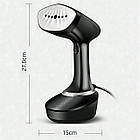 Відпарювач ручний BOMA BM-528 вертикальний відпарювач для одягу 1500 Вт парова праска зі щіткою, фото 10