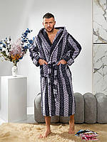 Мужской махровый Турецкий халат ОГРОМНОГО РАЗМЕРА