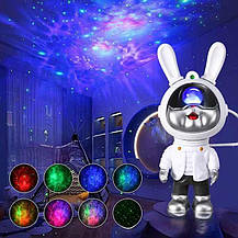 Проектор зоряне небо Заєць космонавт з пультом 23.5 см Rabbit Star, фото 3