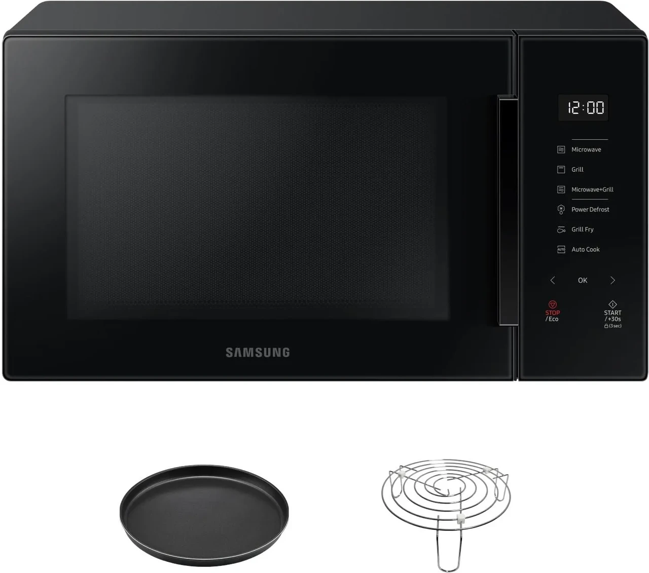 Мікрохвильова піч Samsung MG30T5018CK з грилем, 30 л, фото 1